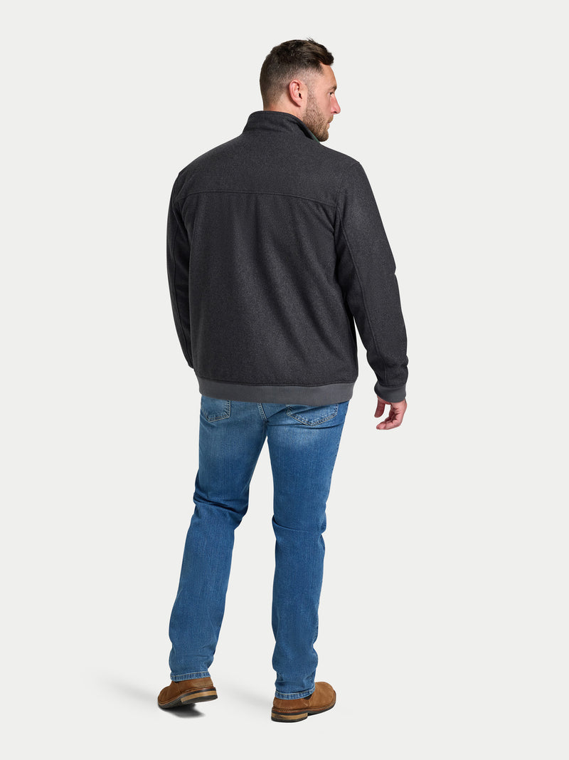 Wool Harrington - Charcoal