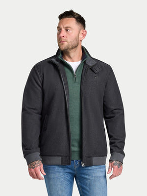 Wool Harrington - Charcoal