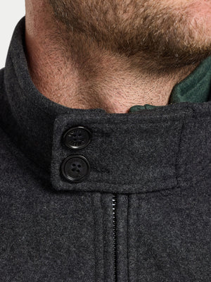 Wool Harrington - Charcoal