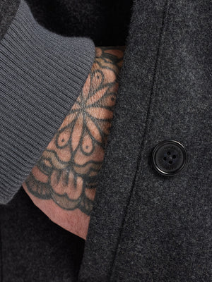 Wool Harrington - Charcoal