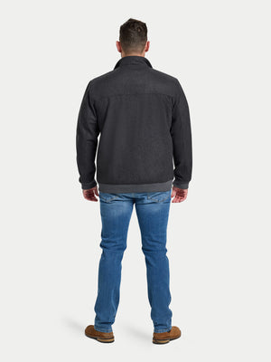 Wool Harrington - Charcoal