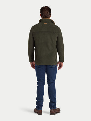 Classic Fleece Zip Through Jacket - Forest
