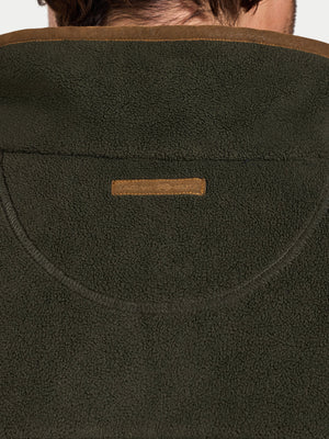 Classic Fleece Zip Through Jacket - Forest