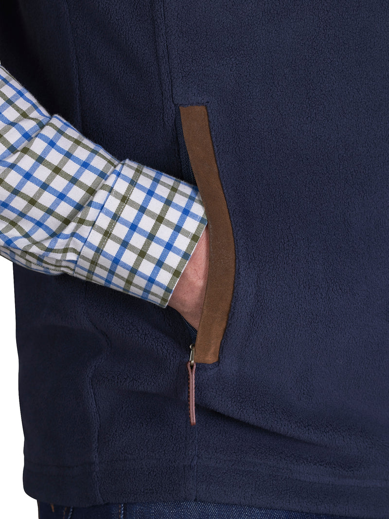 Fleece Gilet - Navy
