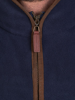 Fleece Gilet - Navy