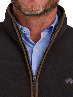 Fleece Gilet - Slate