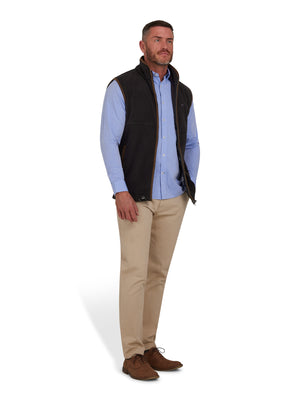 Fleece Gilet - Slate