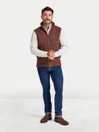 Fleece Gilet - Chocolate