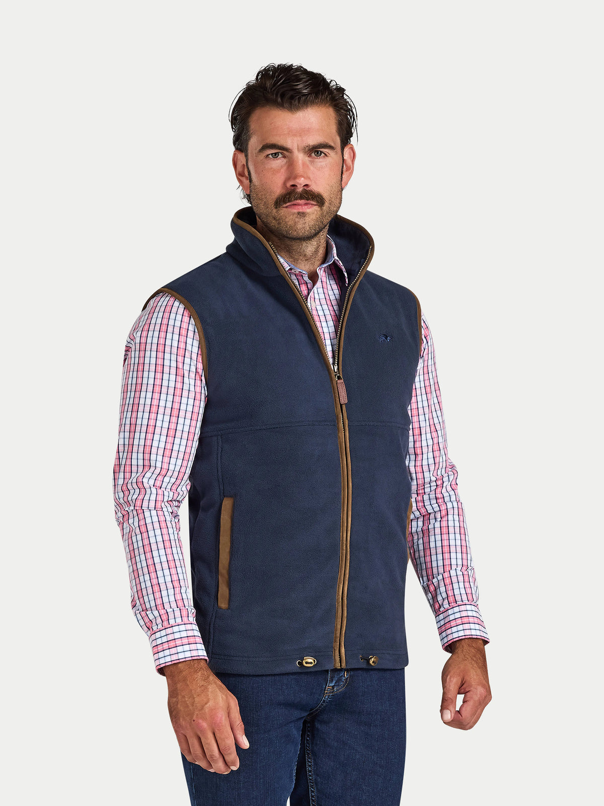 Fleece Gilet - Navy