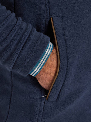 Fleece Quarter Zip - Navy