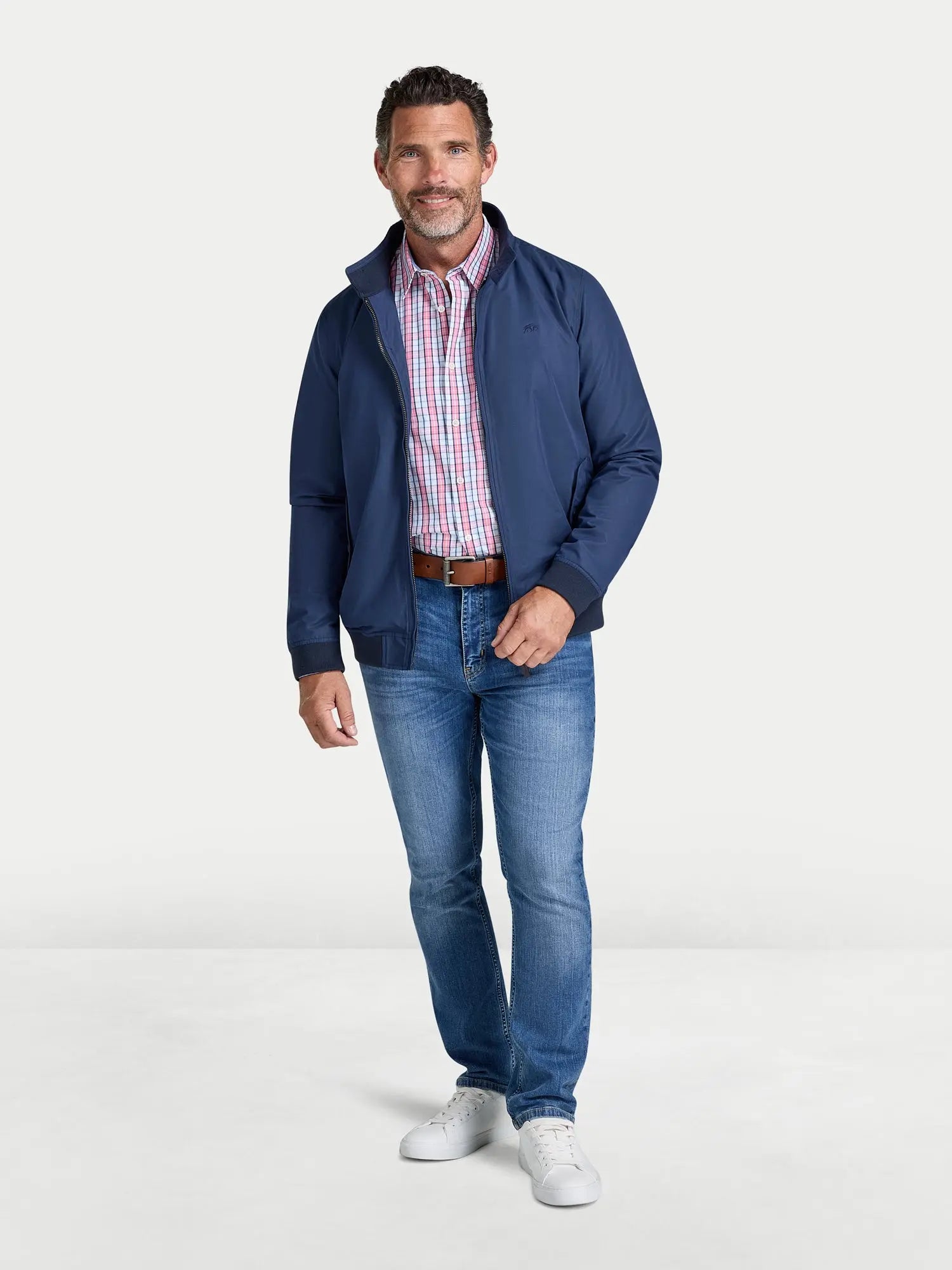Classic Harrington Jacket - Navy