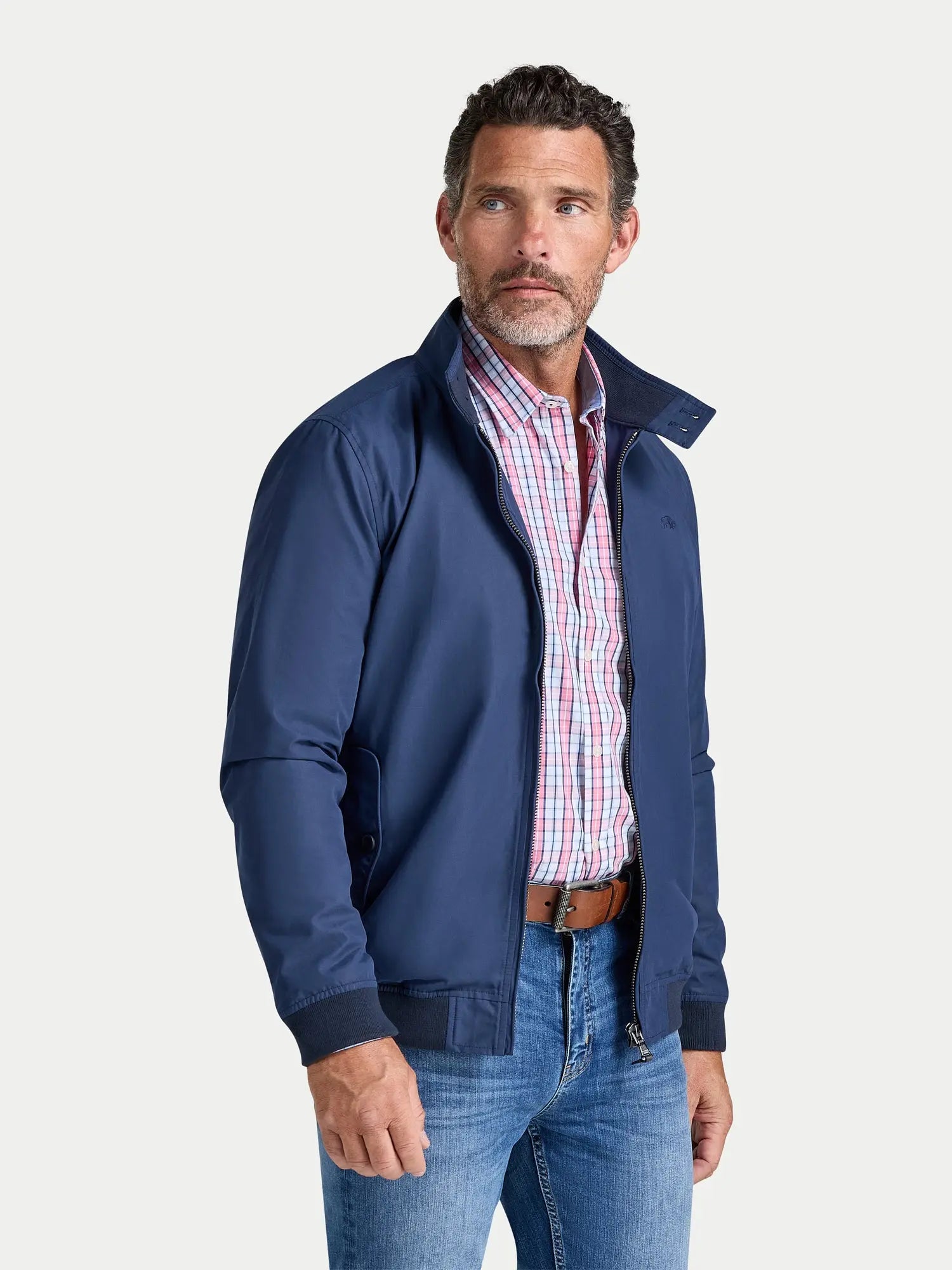 Classic Harrington Jacket - Navy
