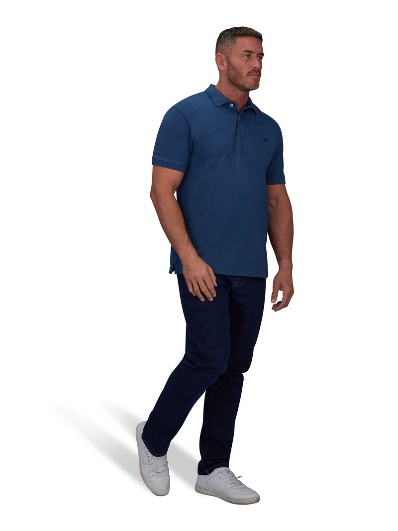 Classic Organic Polo - Denim