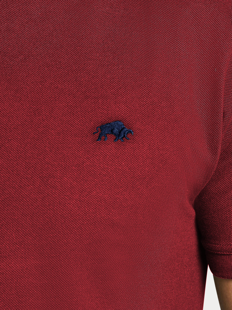 Classic Organic Polo - Claret