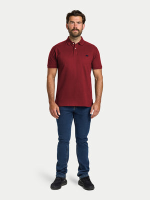Classic Organic Polo - Claret