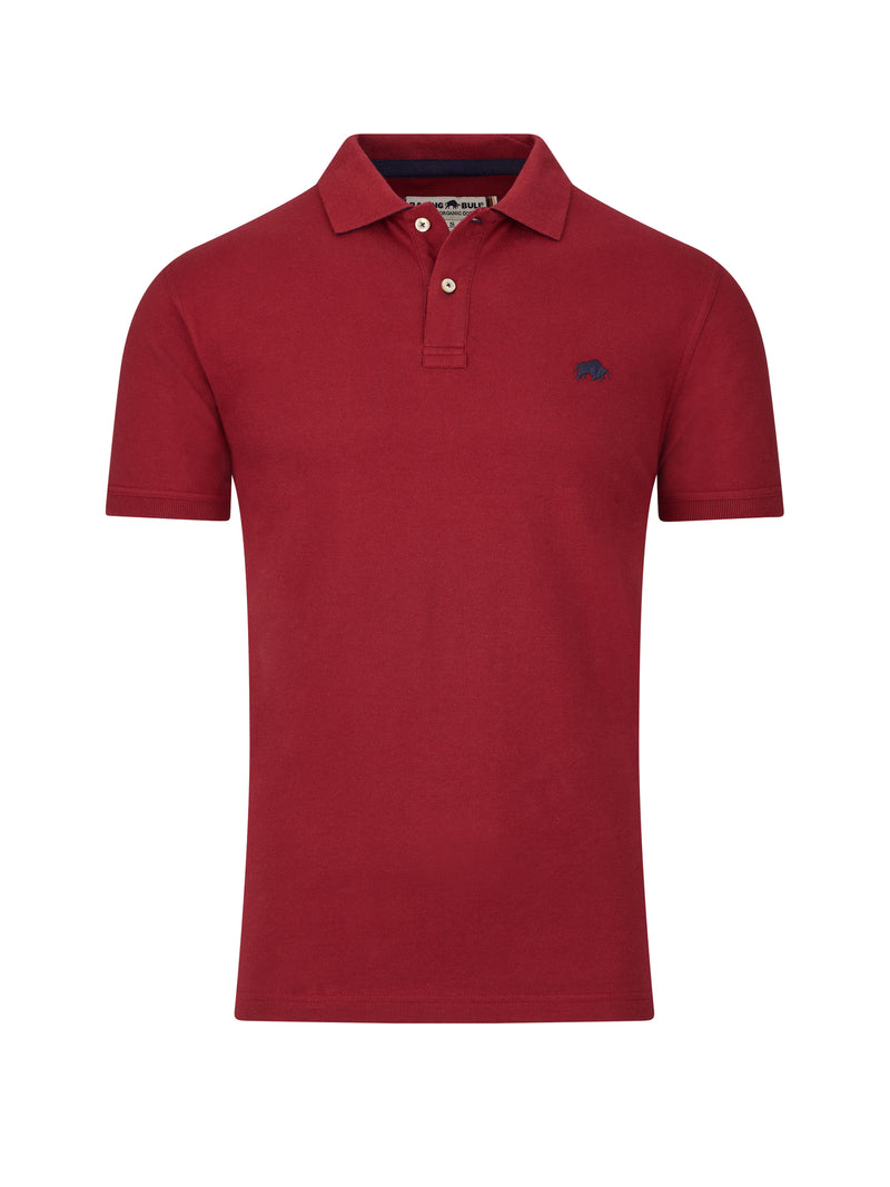 Classic Organic Polo - Claret
