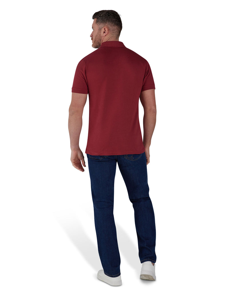 Classic Organic Polo - Claret