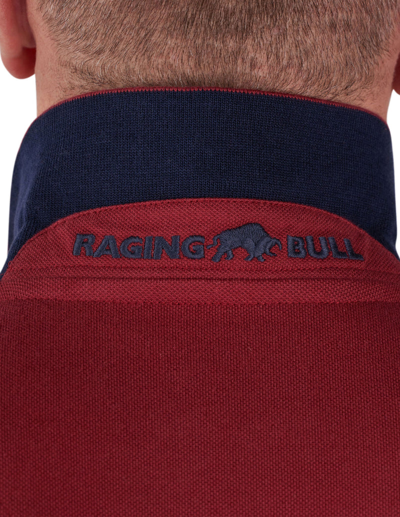 Classic Organic Polo - Claret