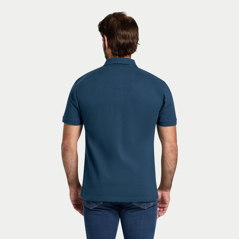 Classic Organic Polo - Denim