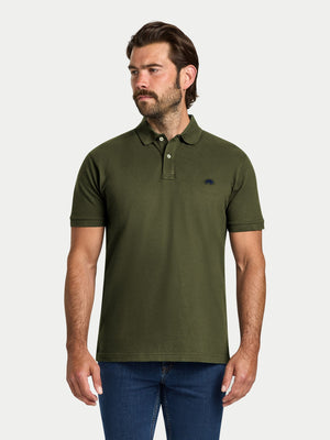 Classic Organic Polo - Army Green
