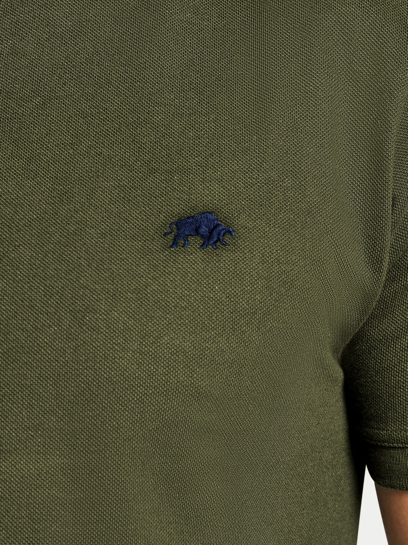 Classic Organic Polo - Army Green