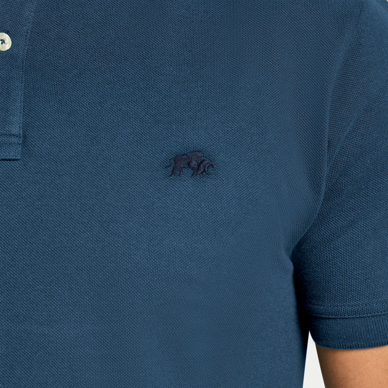 Classic Organic Polo - Denim