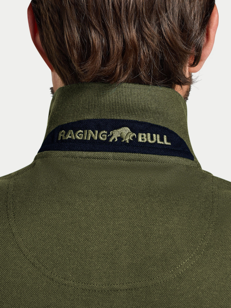Classic Organic Polo - Army Green