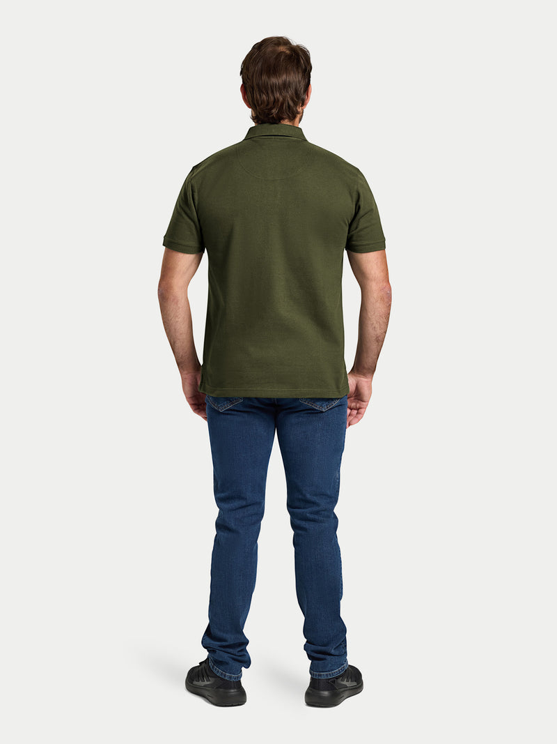 Classic Organic Polo - Army Green