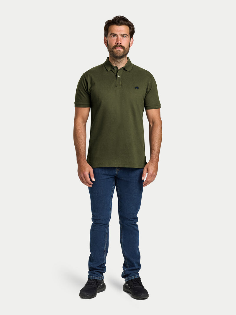 Classic Organic Polo - Army Green