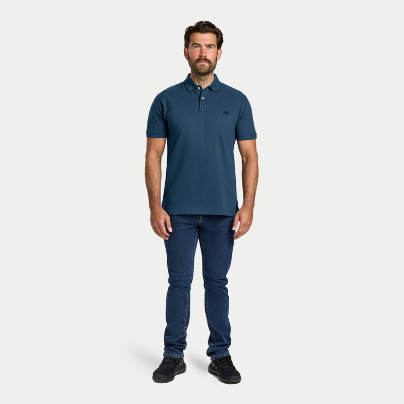Classic Organic Polo - Denim