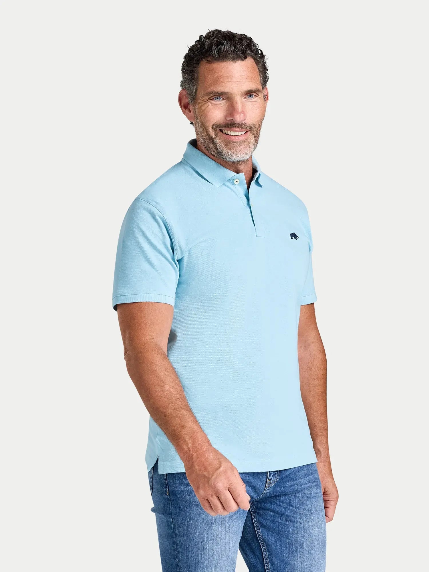 Classic Organic Polo - Sky Blue