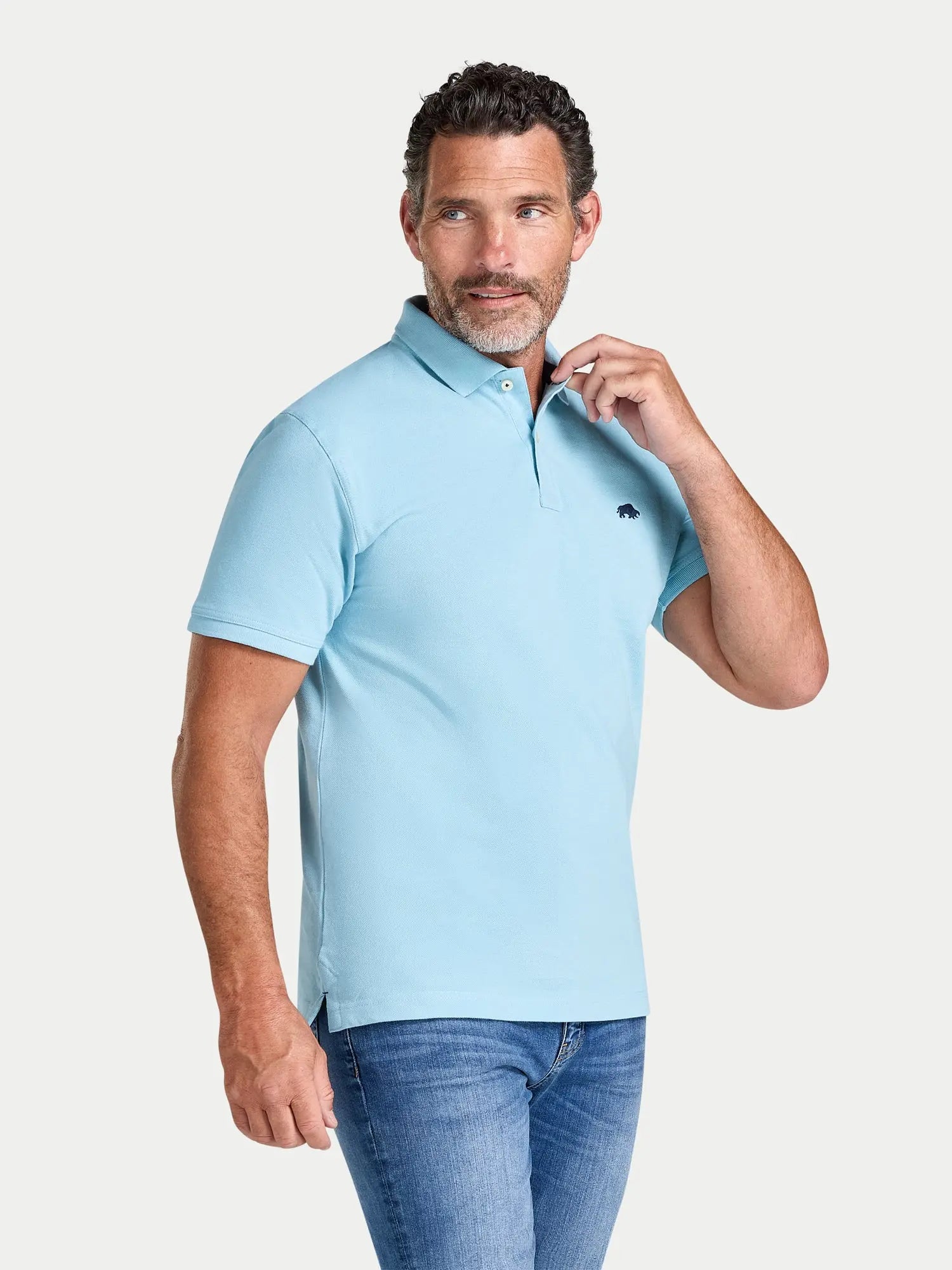 Classic Organic Polo - Sky Blue