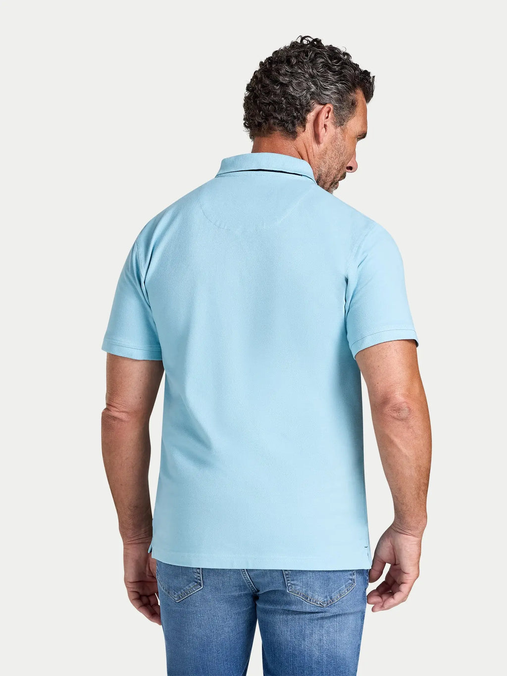Classic Organic Polo - Sky Blue