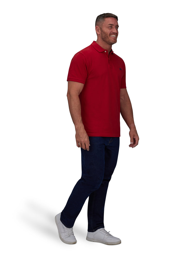 Classic Organic Polo - Red