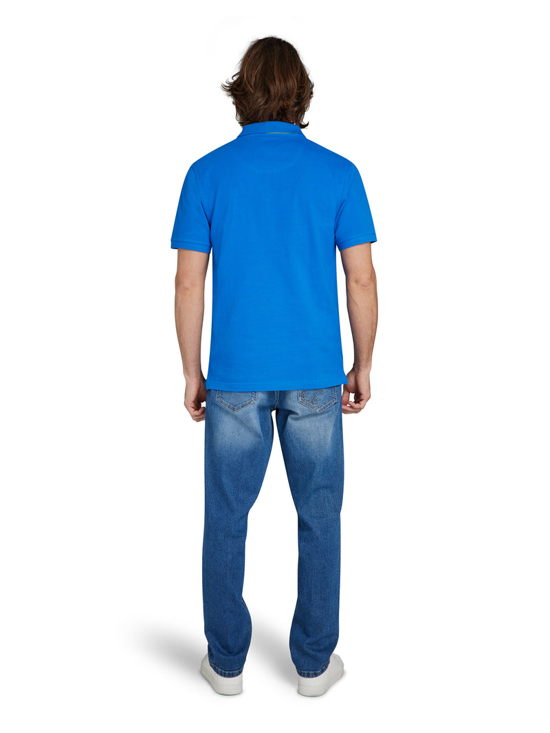 Classic Organic Polo - Cobalt Blue