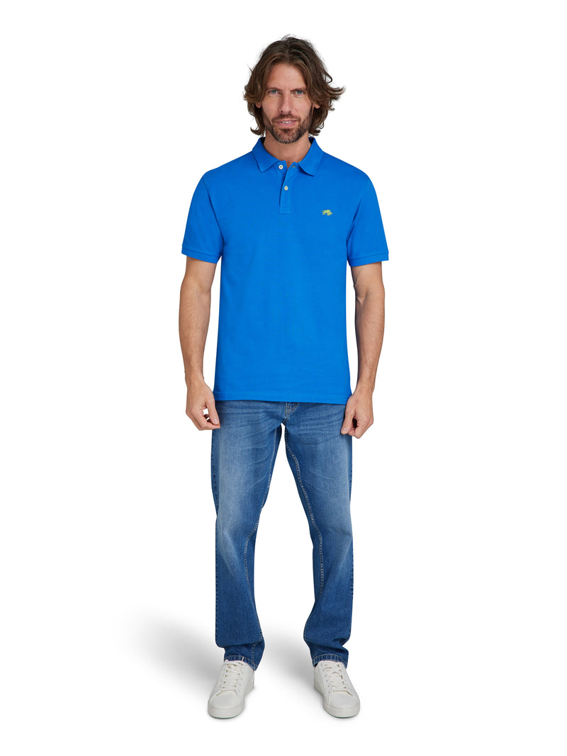 Classic Organic Polo - Cobalt Blue