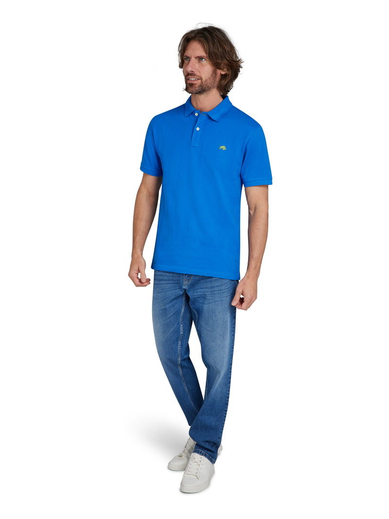 Classic Organic Polo - Cobalt Blue
