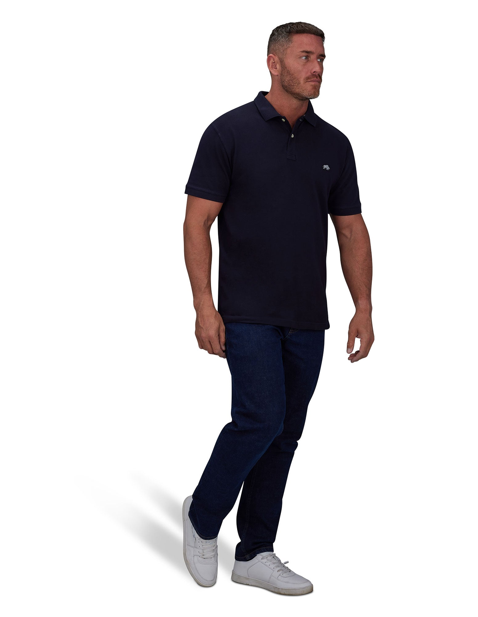 Massey Ferguson Classic Organic Polo - Navy