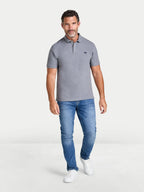 Classic Organic Polo - Grey Marl