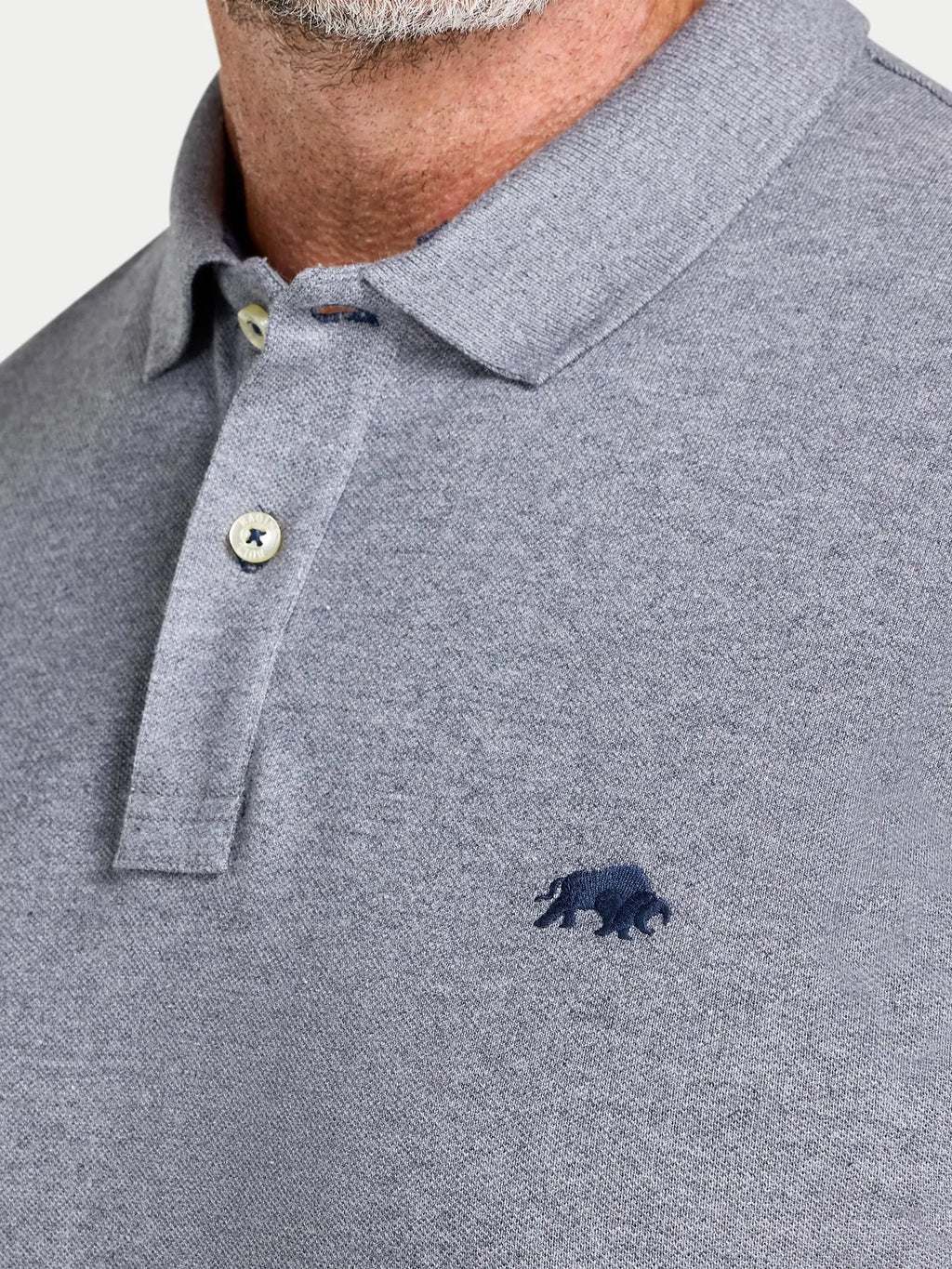 Classic Organic Polo - Grey Marl