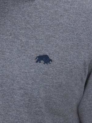 Classic Organic Polo - Grey Marl