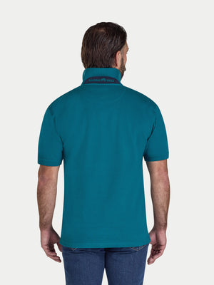Classic Organic Pique Polo - Teal