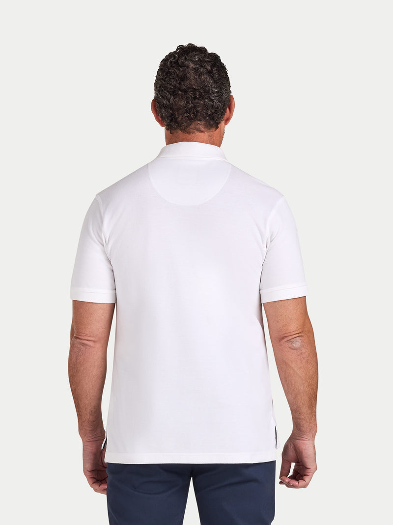 Classic Organic Polo - White
