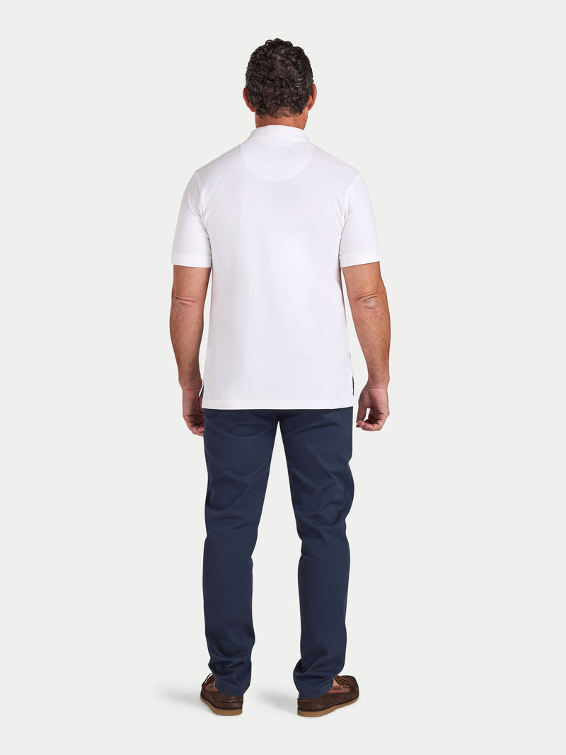 Classic Organic Polo - White