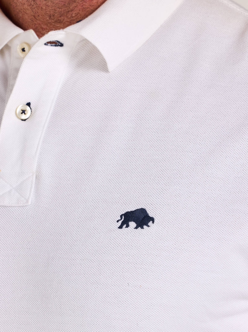 Classic Organic Polo - White