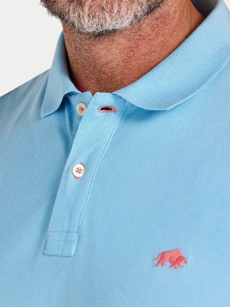 Classic Organic Polo - Sky Blue