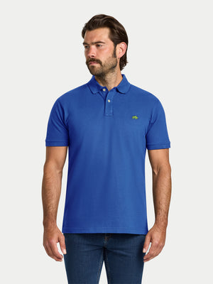 Classic Organic Polo - Cobalt Blue