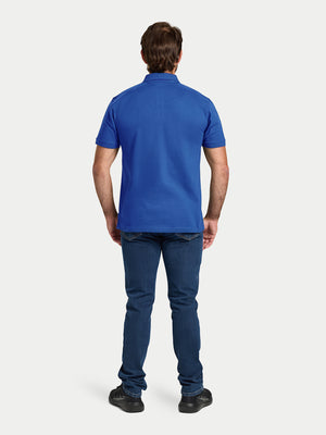 Classic Organic Polo - Cobalt Blue