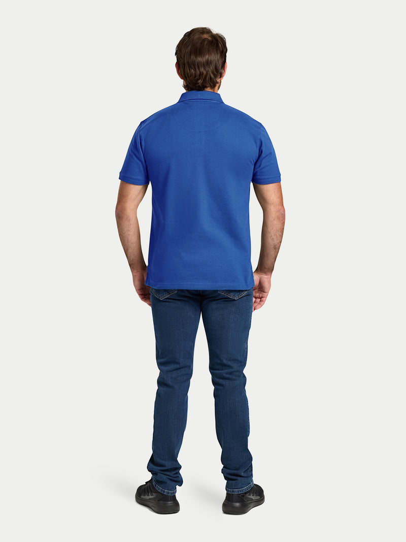 Classic Organic Polo - Cobalt Blue