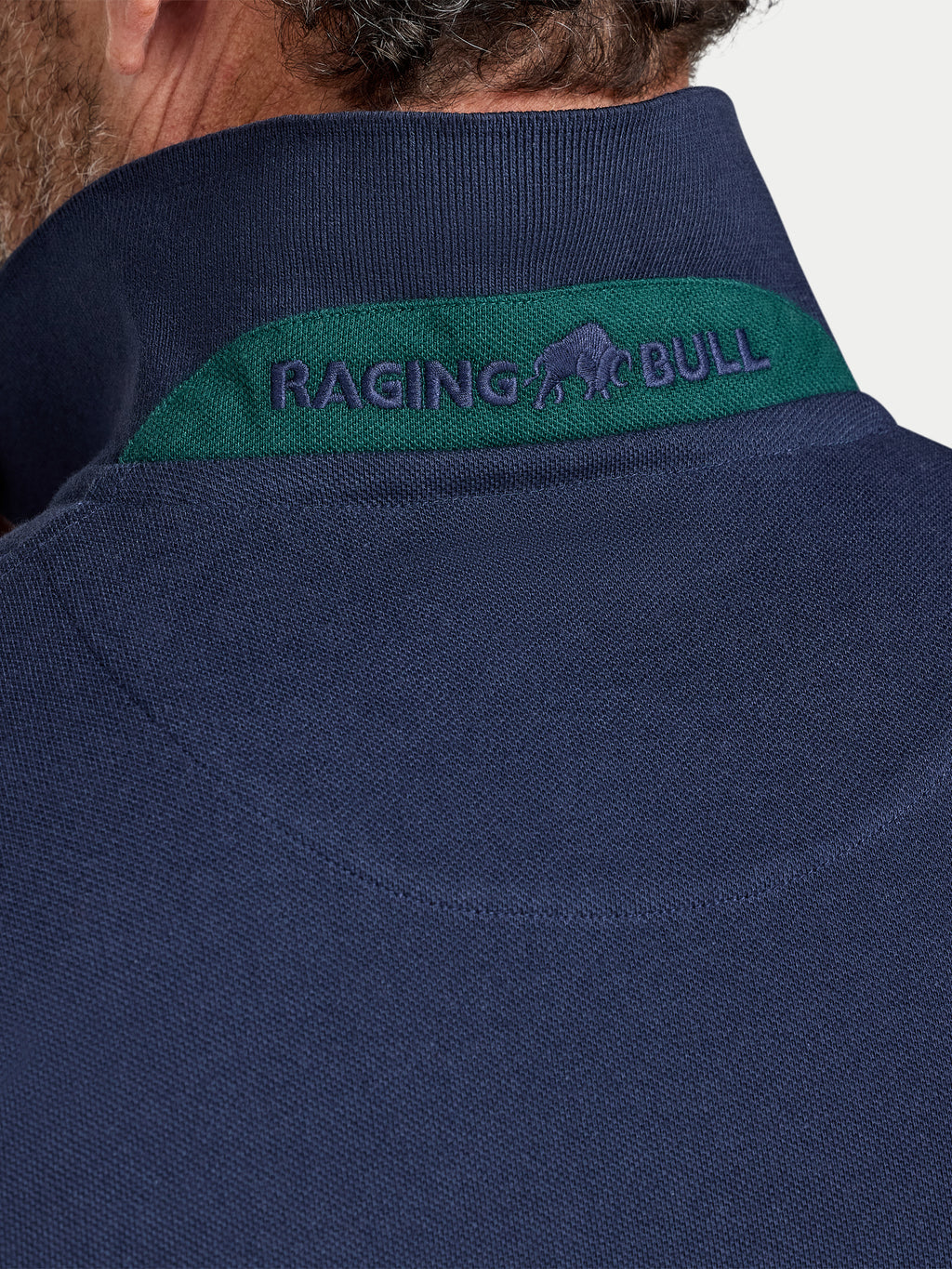 Classic Pique Polo - Long Sleeve - Navy